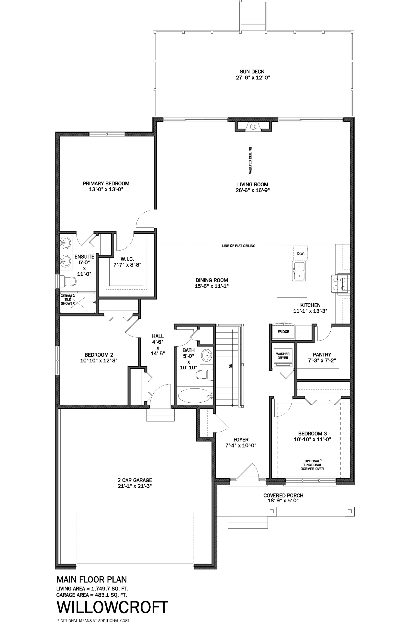 Willowcroft Main Floor Plan